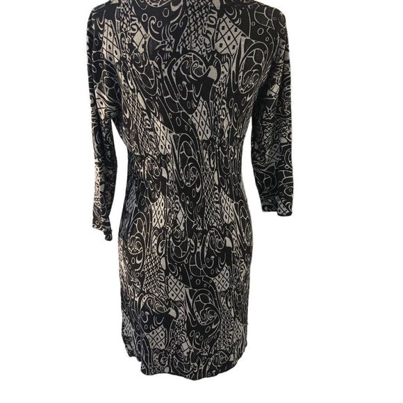 Papillon Black and white dress Size medium - Picture 3 of 8